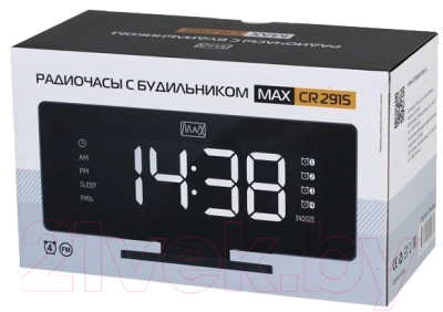 Радиочасы MaX CR-2915