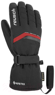 Перчатки лыжные Reusch Manni GTX / 4901375 7745 (р-р 10, Black/White/Fire Red)
