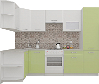 

Готовая кухня, ЭкоЛайт-6 1.3x2.8 правая