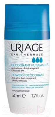 Антиперспирант шариковый Uriage Deodorant Puissance тройного действия (50мл)
