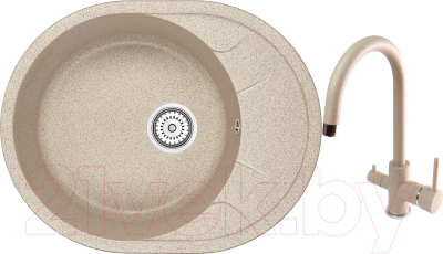 

Мойка кухонная Granula, GR-6301 + смеситель GR-3509L