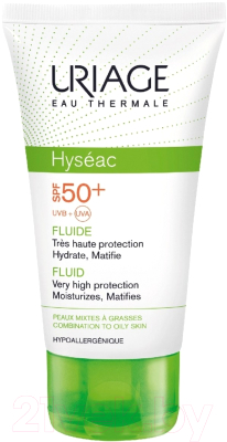 Эмульсия солнцезащитная Uriage SPF50+ Hyseac Fluide (50мл)