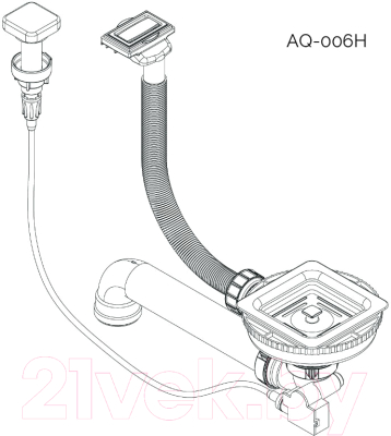 Мойка кухонная Aquasanita Delicia SQD100AW (силика)