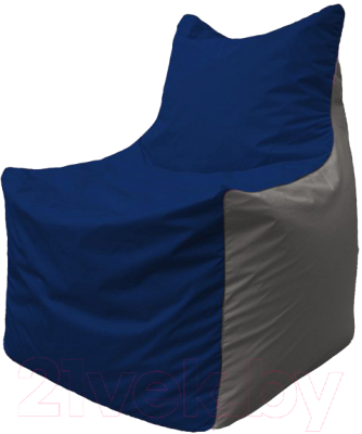 Бескаркасное кресло Flagman Фокс Ф21-41 (темно-синий/серый)