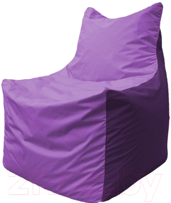 Бескаркасное кресло Flagman Фокс Ф21-102 (сиреневый/фиолетовый)