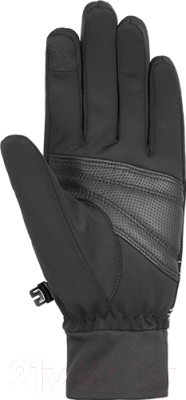 Перчатки лыжные Reusch Saskia Touch-Tec / 4835101 7702 (р-р 6, Black/Silver)