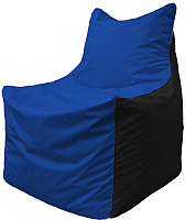 Бескаркасное кресло Flagman Фокс Ф21-115 (синий/черный) - 