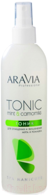 Тоник для лица Aravia Professional очищение и увлажнение кожи с мятой и ромашкой (300мл)