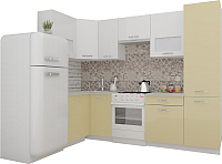 

Готовая кухня, ЭкоЛайт-6 1.2x2.7 левая