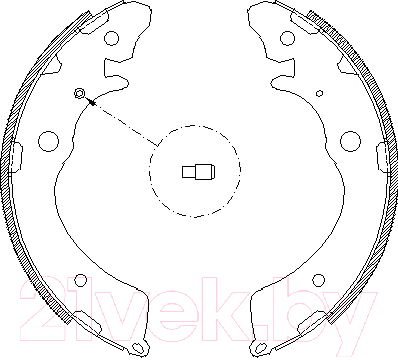 

Тормозные колодки Remsa, 438300