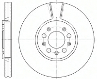 Тормозной диск Remsa 654410 - 