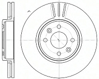 Тормозной диск Remsa 658310 - 