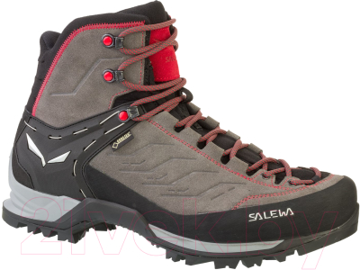 Трекинговые ботинки Salewa Mountain Trainer Mid Gore-Tex Men's / 63458-4720 (р-р 8, Charcoal/Papavero)