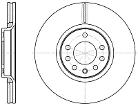 Тормозной диск Remsa 672910 - 