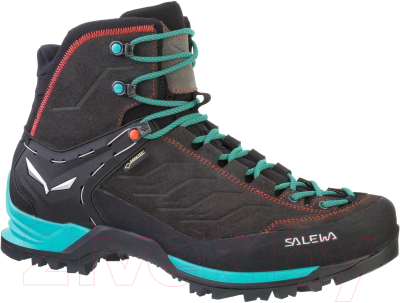 Трекинговые ботинки Salewa Mountain Trainer Mid GoreTex Women's / 63459-674 (р-р 6, Magnet/Viridian Green)