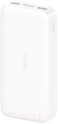 Портативное зарядное устройство Xiaomi Redmi Powerbank 20000mAh / VXN4285GL (белый)