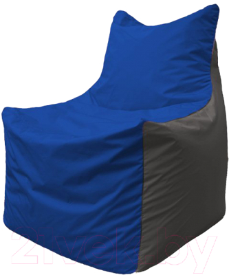 Бескаркасное кресло Flagman Фокс Ф21-118 (синий/тёмно-серый)