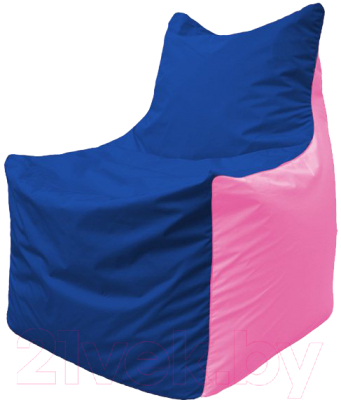 Бескаркасное кресло Flagman Фокс Ф21-120 (синий/розовый)