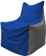 Бескаркасное кресло Flagman Фокс Ф21-126 (синий/серый) - 