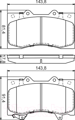 Изображение товара Тормозные колодки Bosch 0986494693