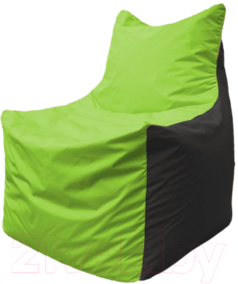 Бескаркасное кресло Flagman Фокс Ф21-153 (салатовый/чёрный)