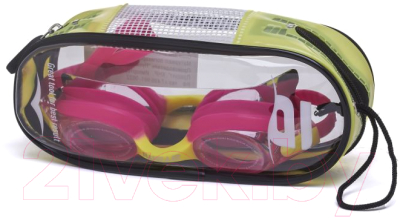 Очки для плавания Atemi M301 (ярко-розовый/желтый)