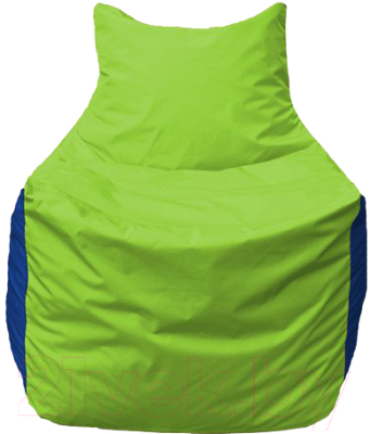 Бескаркасное кресло Flagman Фокс Ф21-159 (салатовый/синий)
