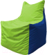 Миниатюра изображения товара Бескаркасное кресло Flagman Фокс Ф21-159 (салатовый/синий)