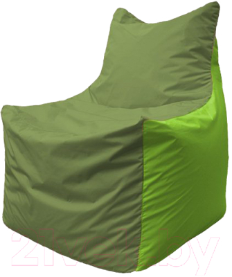 Бескаркасное кресло Flagman Фокс Ф21-161 (оливковый/салатовый)