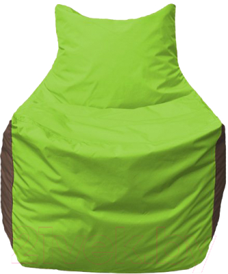 Бескаркасное кресло Flagman Фокс Ф21-165 (салатовый/коричневый)