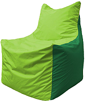 Бескаркасное кресло Flagman Фокс Ф21-166 (салатовый/зелёный) - 