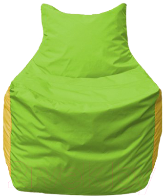Бескаркасное кресло Flagman Фокс Ф21-167 (салатовый/жёлтый)