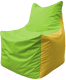 Бескаркасное кресло Flagman Фокс Ф21-167 (салатовый/жёлтый) - 