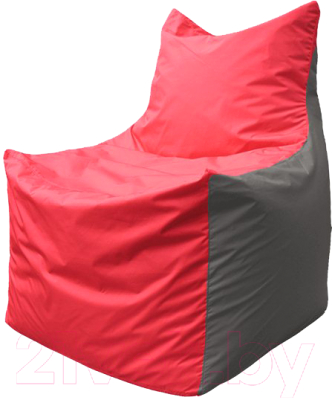 Бескаркасное кресло Flagman Фокс Ф21-170 (красный/тёмно-серый)