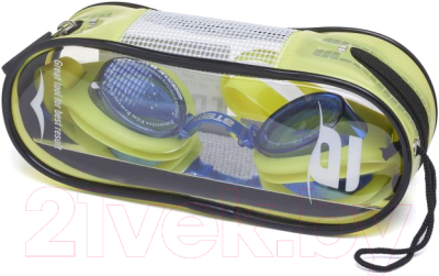Очки для плавания Atemi S102 (желтый/синий)