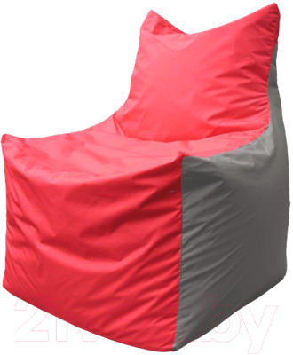 Бескаркасное кресло Flagman Фокс Ф21-173 (красный/серый)