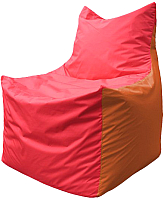 Бескаркасное кресло Flagman Фокс Ф21-176 (красный/оранжевый) - 