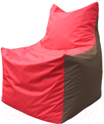 Бескаркасное кресло Flagman Фокс Ф21-177 (красный/коричневый)