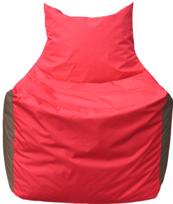 Бескаркасное кресло Flagman Фокс Ф21-177 (красный/коричневый)