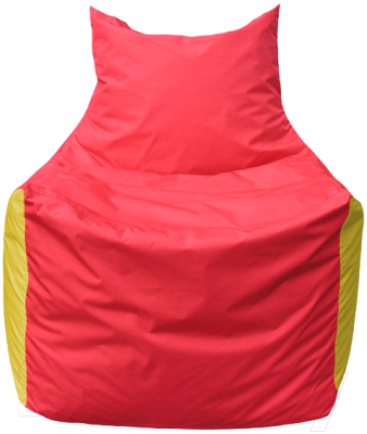 Бескаркасное кресло Flagman Фокс Ф21-178 (красный/жёлтый)