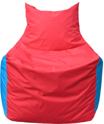 Бескаркасное кресло Flagman Фокс Ф21-179 (красный/голубой)