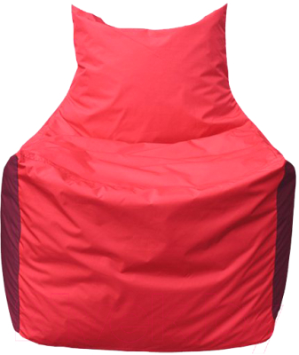 Бескаркасное кресло Flagman Фокс Ф21-180 (красный/бордовый)