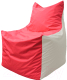 Бескаркасное кресло Flagman Фокс Ф21-181 (красный/белый) - 
