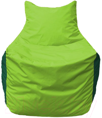 Бескаркасное кресло Flagman Фокс Ф21-185 (салатовый/темно-зелёный)