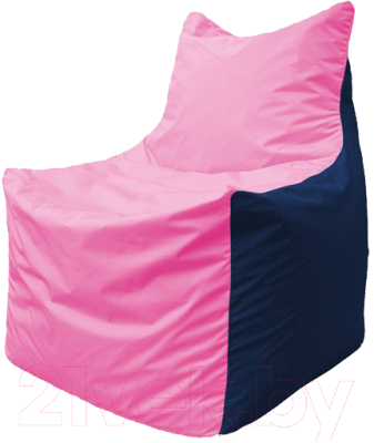 Бескаркасное кресло Flagman Фокс Ф21-192 (розовый/тёмно-синий)