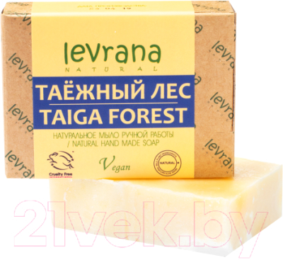 

Мыло твердое Levrana, Таежный лес натуральное