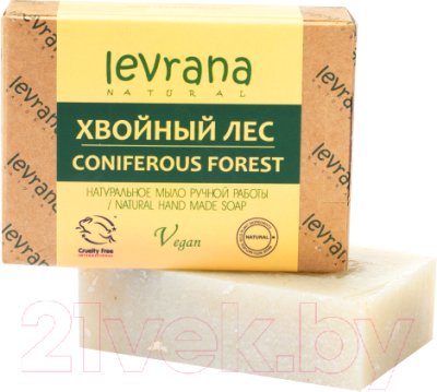 Мыло твердое Levrana Хвойный лес натуральное (100г)