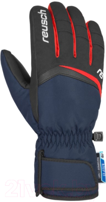Перчатки лыжные Reusch Balin R-Tex XT / 4801265 482 (р-р 9.5, Dress Blue/Fire Red)