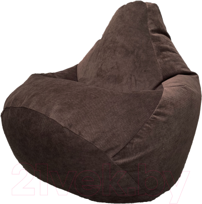 Бескаркасное кресло Flagman Груша Мега Super Г5.5-94 (темно-коричневый)