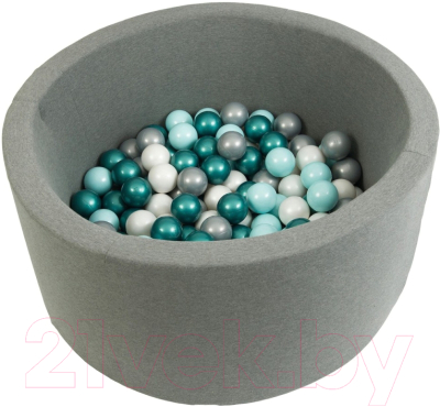 Сухой бассейн Misioo 90x40 200 шаров (серый)